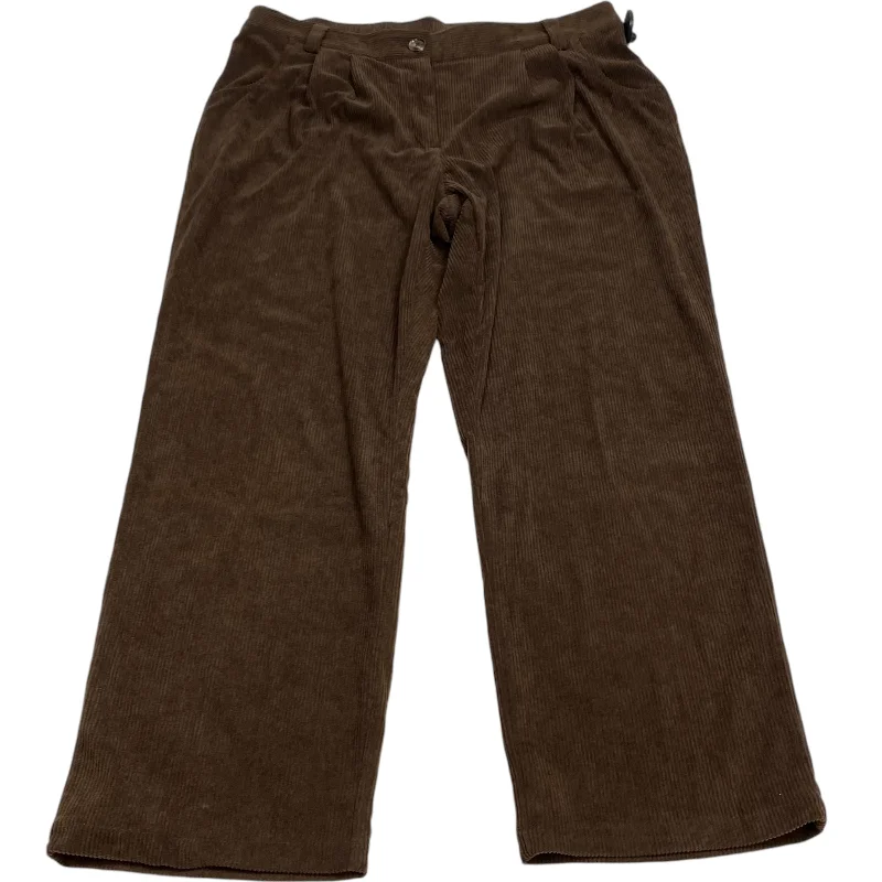 Pants Corduroy By Clothes Mentor In Brown, Size: Xl