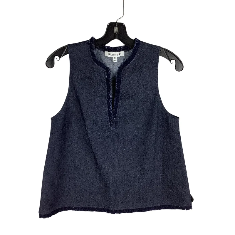 Top Sleeveless By Elizabeth And James In Navy, Size: M