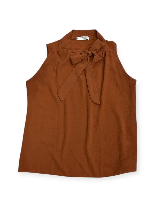 Top Sleeveless By Jon And Anna In Orange, Size: M