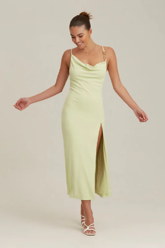 Finders Keepers Lena Maxi Dress - Citron