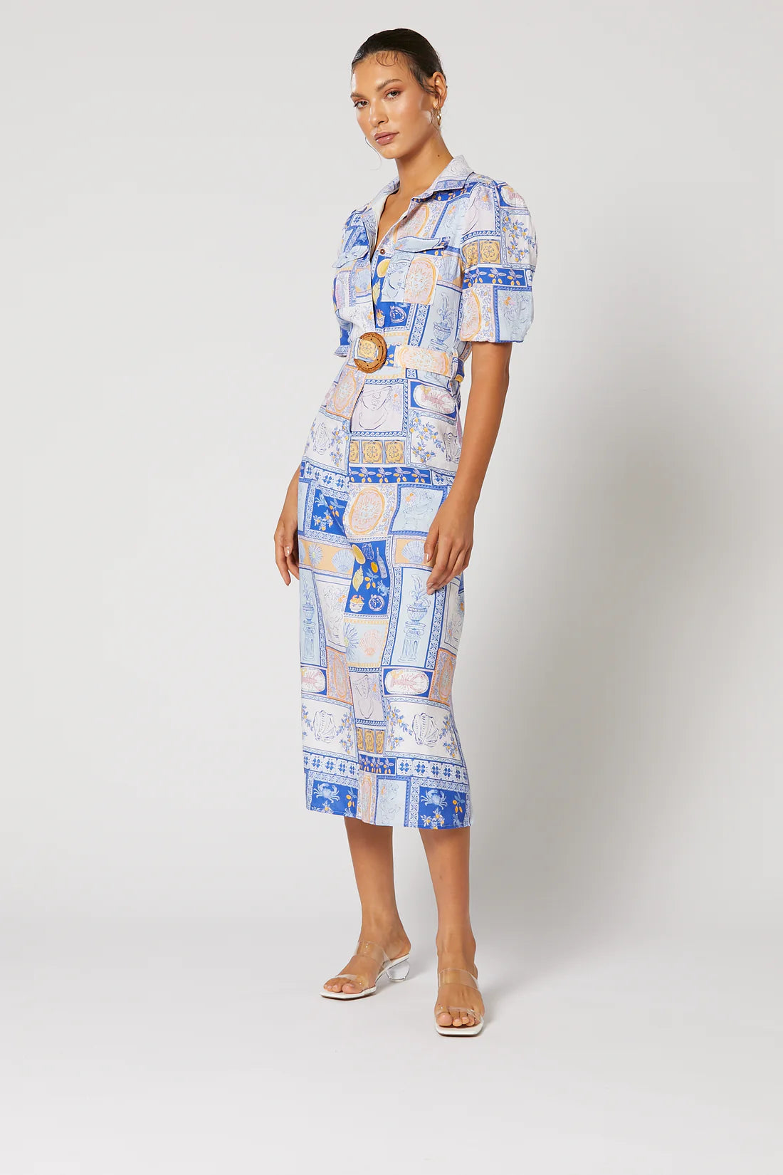 Winona Amalfi Midi Dress - Multi