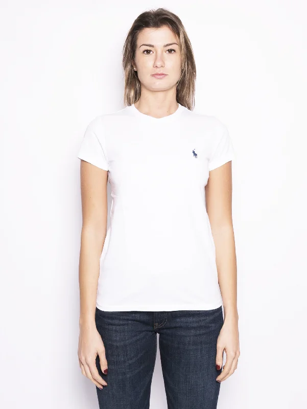 T-shirt basica in cotone Bianco