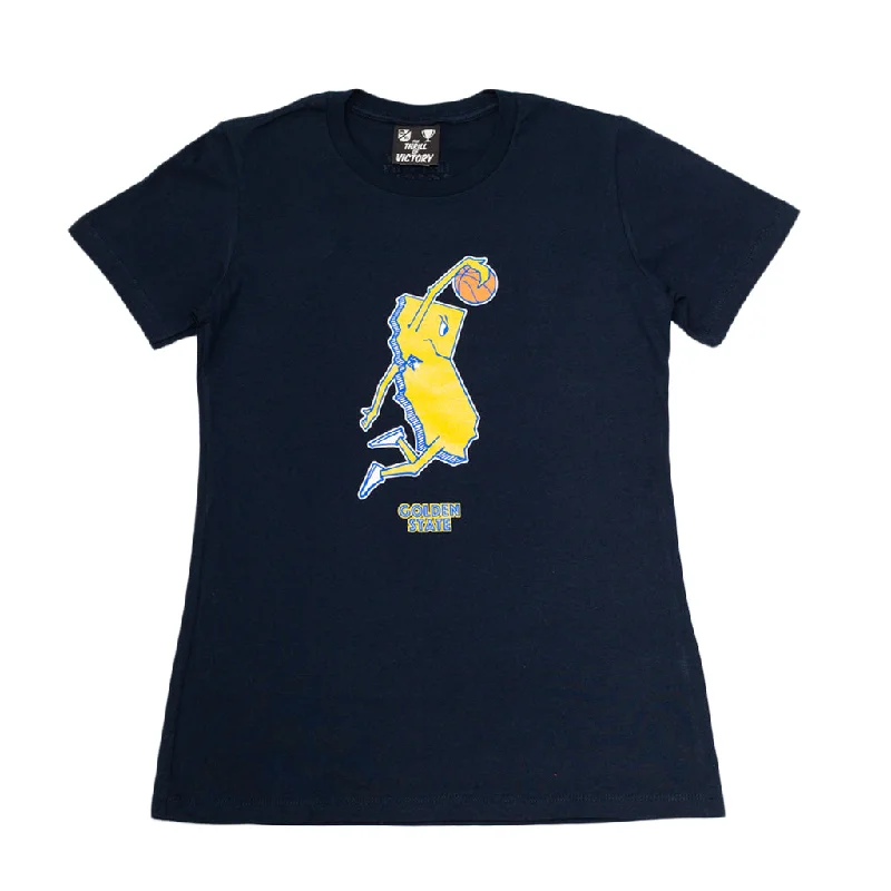 Women's Thrill Of Victory Golden State T-Shirt Navy