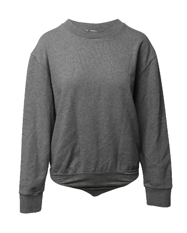 Grey Cotton Sweatshirt